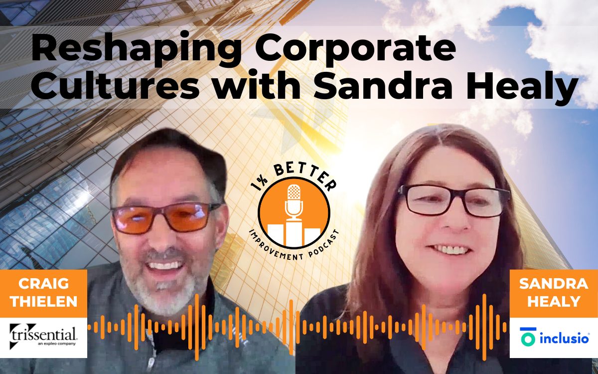 1% Better Podcast featuring Founder and CEO of inclusio, Sandra Healy