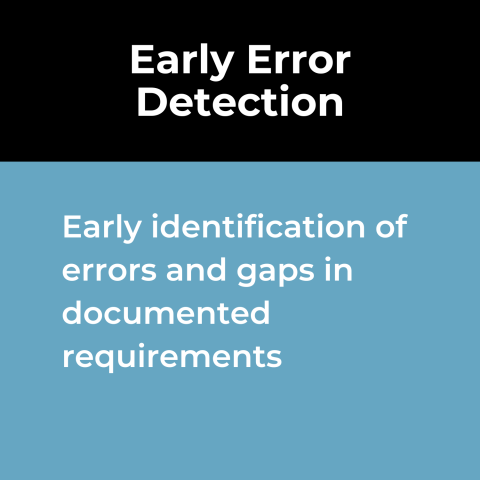 Product Lifecycle Management Use Case: Early Error Detection