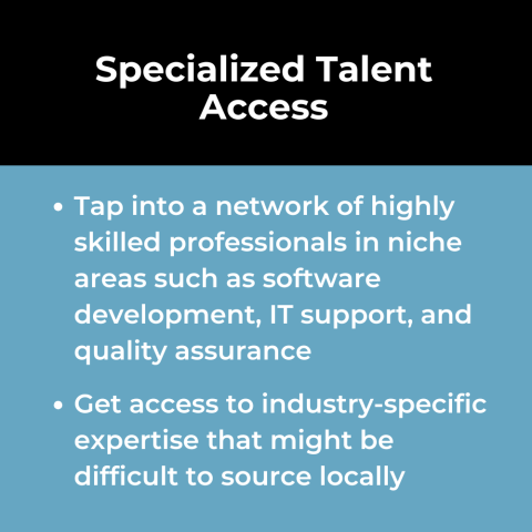 Onshore & Offshore Use Case: Specialized Talent Access