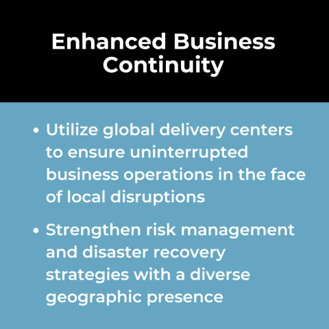 Onshore & Offshore Use Case: Enhanced Business Continuity