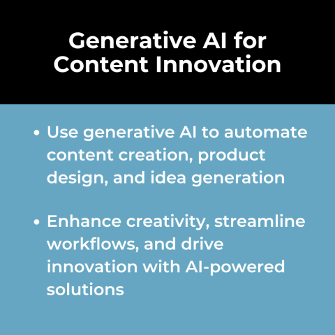 AI Use Case: Generative AI for Content Innovation