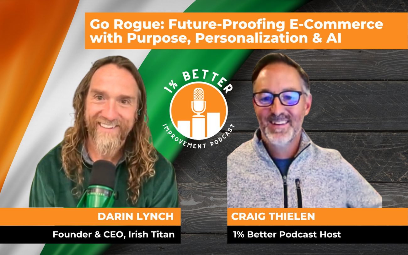 1% Better Improvement Podcast with Darin Lynch, Founder & CEO of Irish Titan